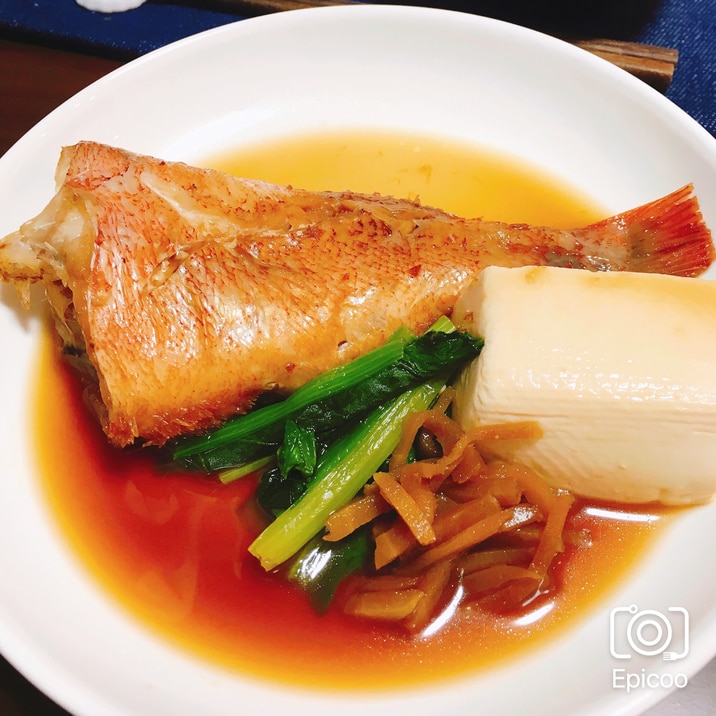 フライパンで簡単！栄養満点赤魚の煮付け